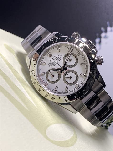 Rolex daytona 116520 white dial